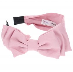 Cintillo Triple lazo Rosa Viejo