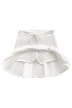 Alternative view of Falda Short Blanca