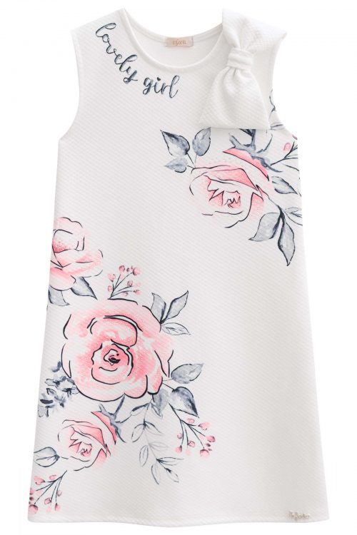 Vestido Lazo y Rosas