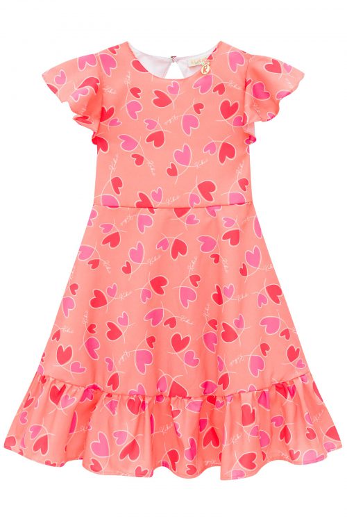 Vestido Corazón Naranja