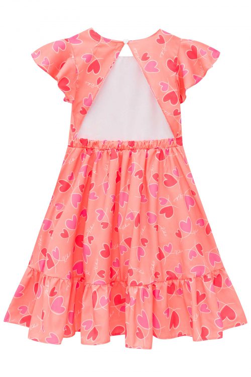 Vestido Corazón Naranja - Imagen 2