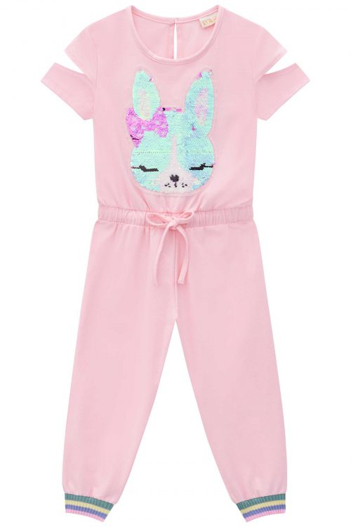 Jumpsuit Conejo Rosado