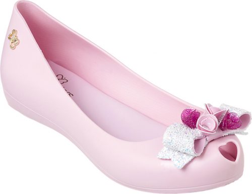 Flat Florecitas Glitter en Rosa