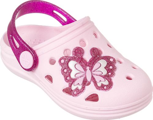 Clogs Rosada Mariposa