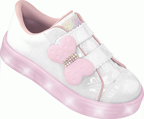 Tenis de luces blanco