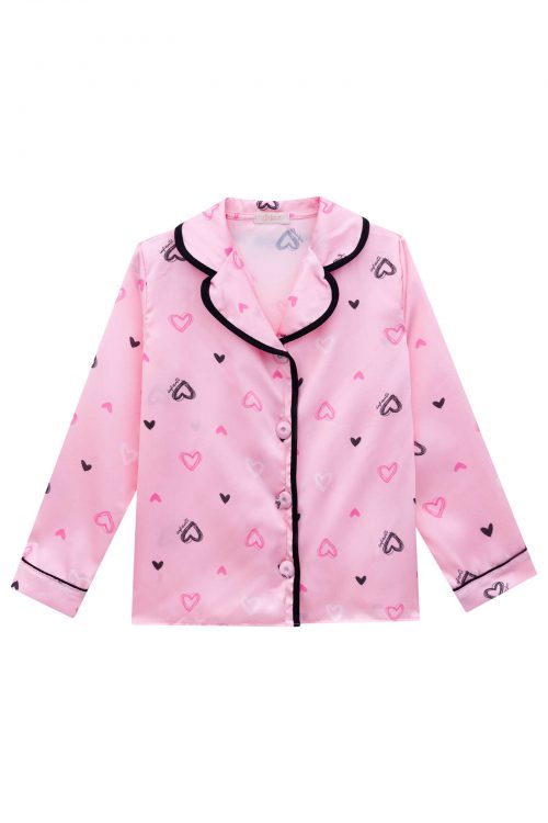 Pijama Satén  luxury (rosa) - Imagen 2