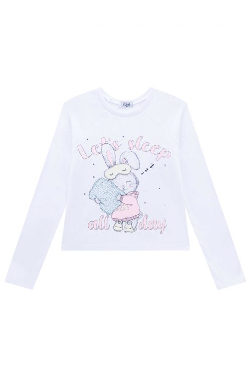Pijama Short Bunny (blanca)