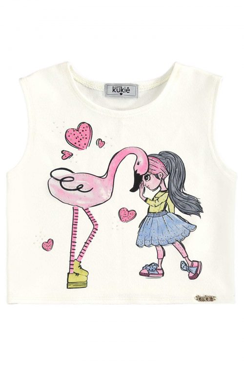 Conjunto Faby falda (blanco rosa)