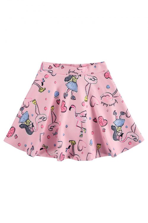 Conjunto Faby falda (blanco rosa) - Imagen 2