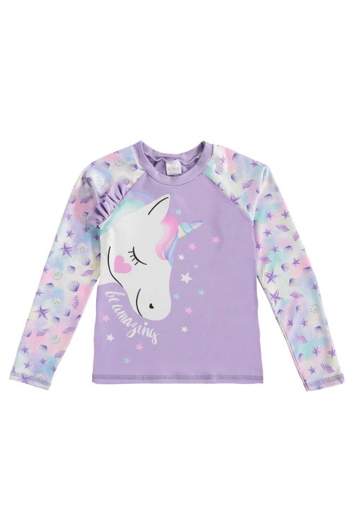 Traje de baño  Unicornio Lila - Imagen 3