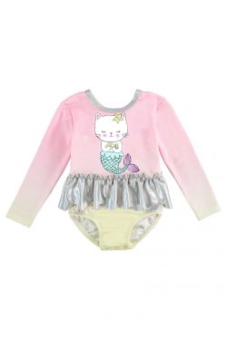 Alternative view of Traje de Baño Gatisirena Rosa/amarillo