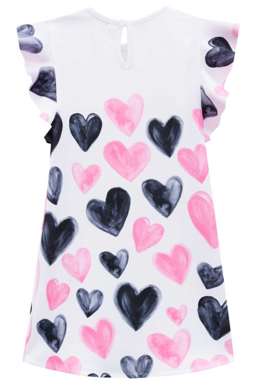 Vestido Corazones Rosa/Negro - Imagen 2
