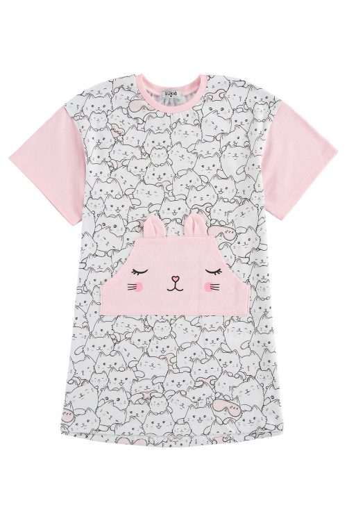 Bata gaticos Blanca con pijama para muñecas - Imagen 3