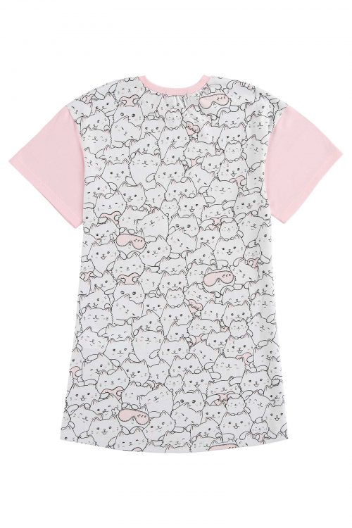 Bata gaticos Blanca con pijama para muñecas - Imagen 2
