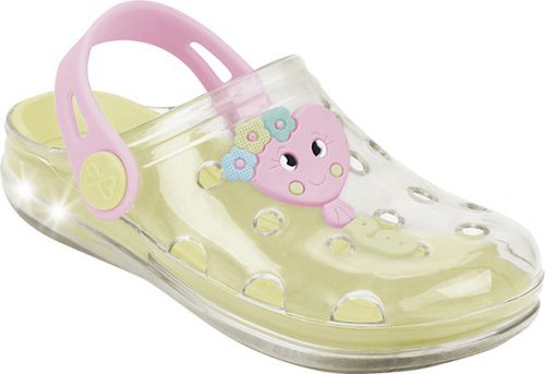 Clogs Transparente ( enciende luces al caminar)