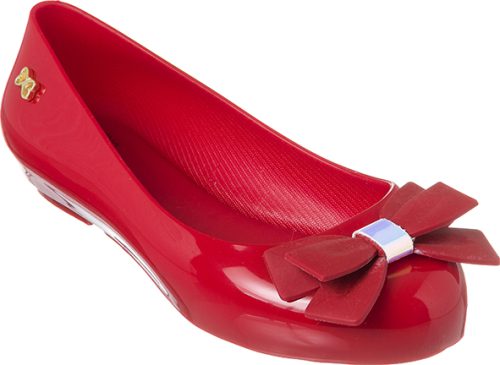 Flats lazo tiritas rojo