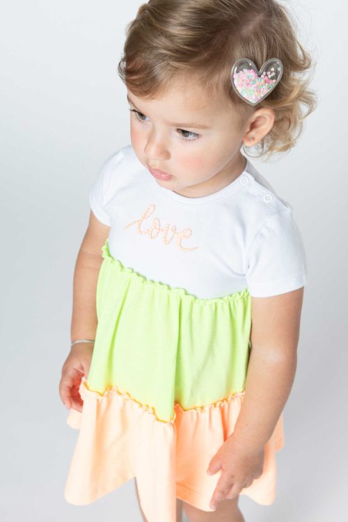Vestido baby neon