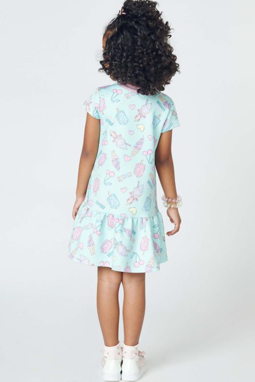 Vestido Ice Cream aqua - Imagen 4