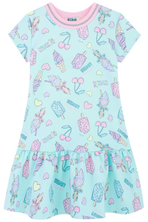 Vestido Ice Cream aqua