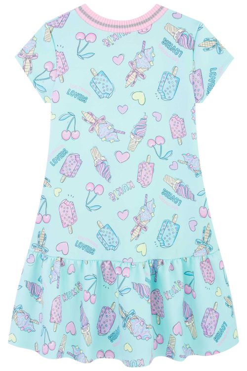 Vestido Ice Cream aqua - Imagen 2