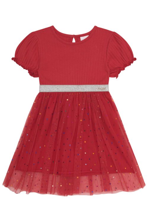 Vestido Rojo tul baby