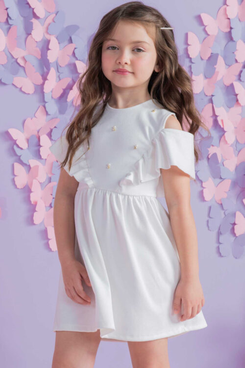 Vestido Blanco Perlitas (copia) - Imagen 3