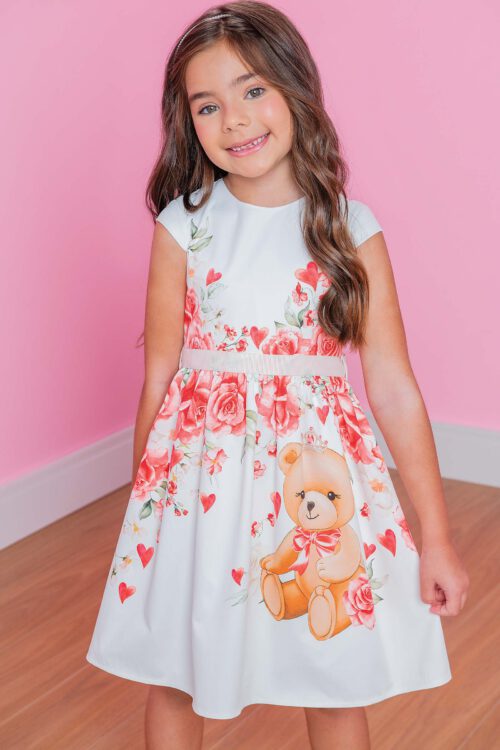 Vestido blanco Osito