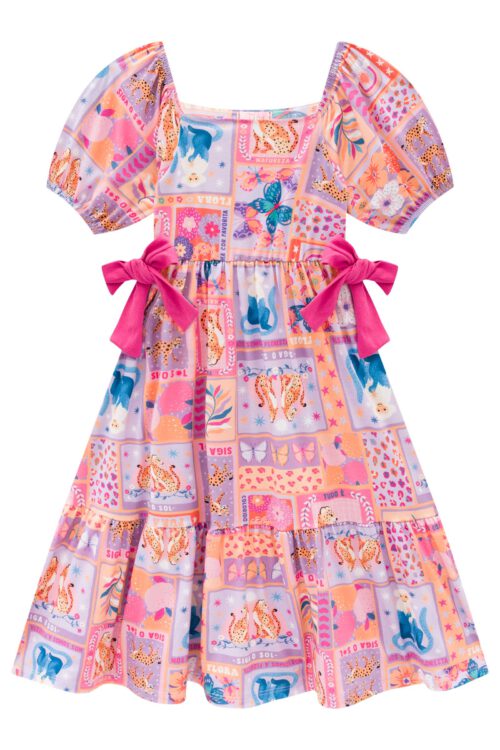 Vestido Flora Lila