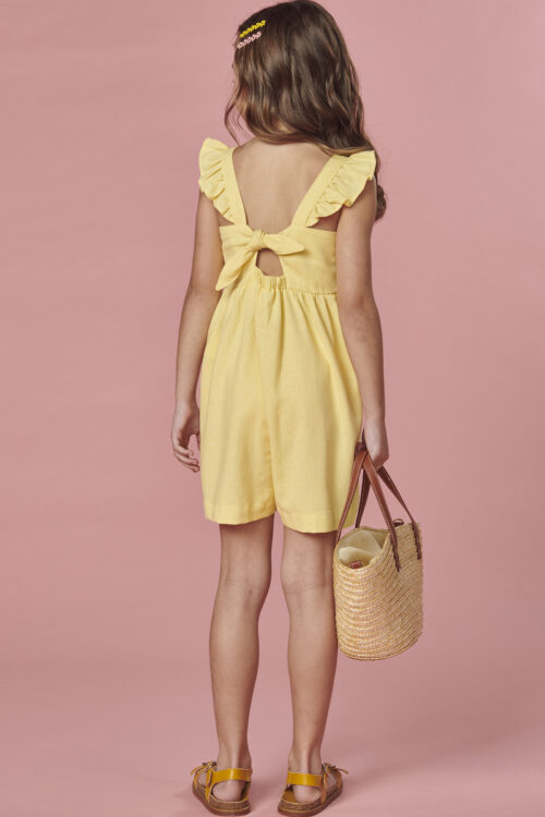 Jumpsuit Amarillo flower - Imagen 2