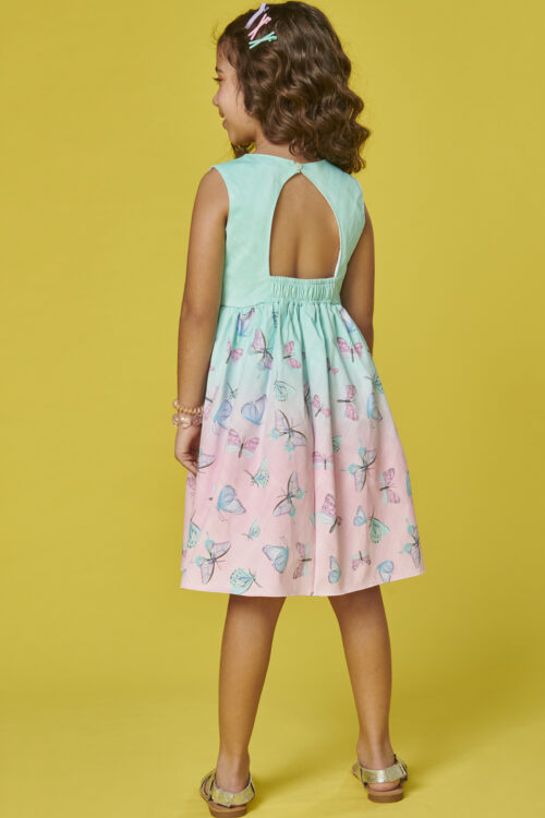 Vestido Butterfly bicolors - Imagen 3