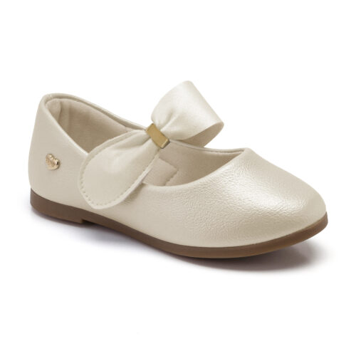 Zapatos blanco perlado kids cute