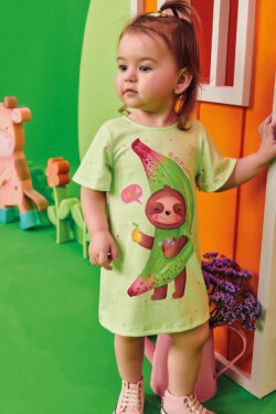 Vestido Alecrim  baby verde