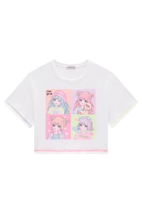 Blusa anime para niñas