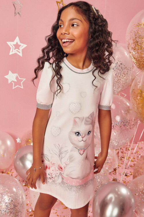 Vestido  gatico blanco  new