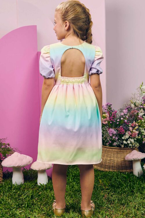 Vestido multicolor mariposa - Imagen 3