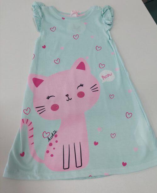 Batita bebe gato aqua