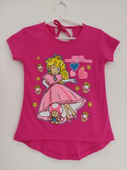 T- Shirt princesa peach fucsia