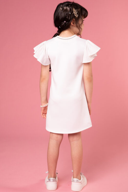 Vestido lazitos blanco - Imagen 2