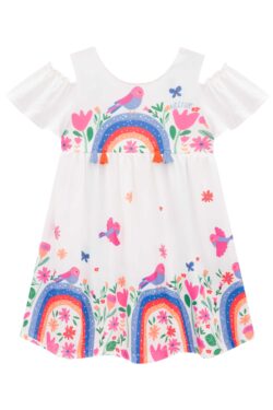 Vestido birdy white