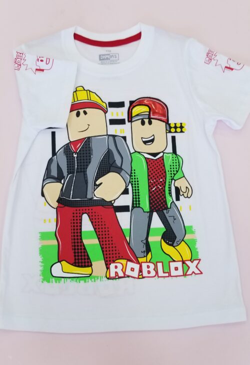 T shirt Roblox blanca