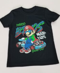 T- Shirt Mario negra