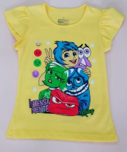 Franela de Intensamente amarilla