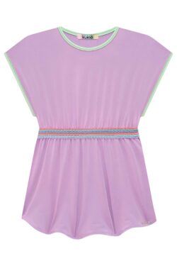 Salida de playa lila