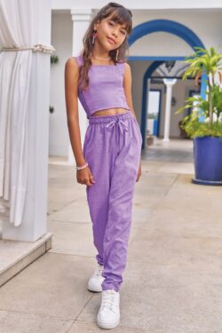 Conjunto teen morado
