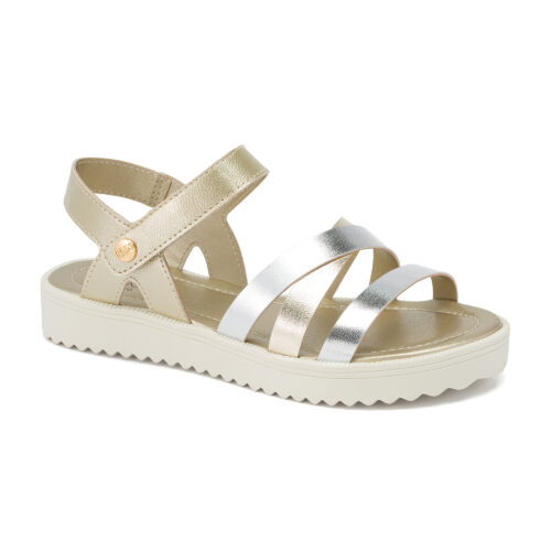 Sandalia lola dorada