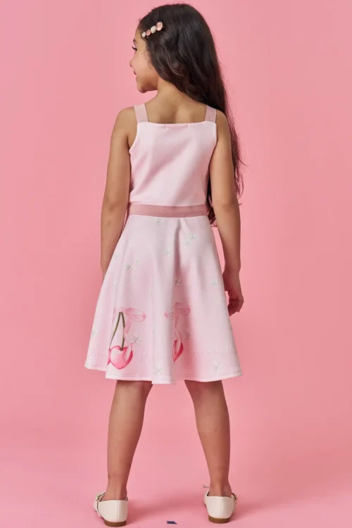 Vestido Cherry Rosa - Imagen 2