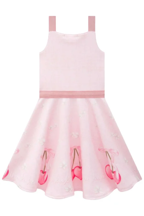 Vestido Cherry Rosa - Imagen 4