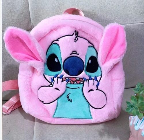 Mochila de stitch rosa