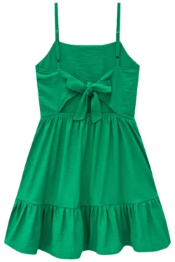 Alternative view of Vestido verde teen